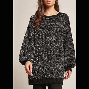 Etophe Studios Mini Sweater Dress Bubble Balloon Knit Fall Holiday Oversized